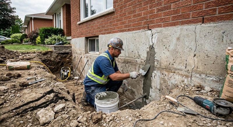 Basement Crack Repair in Kitsap County, WA