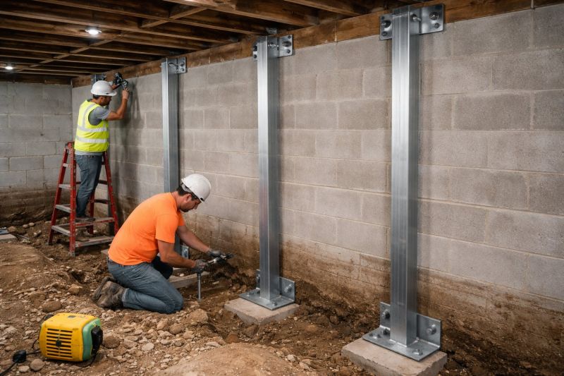 Basement Stabilization in Kitsap County, WA