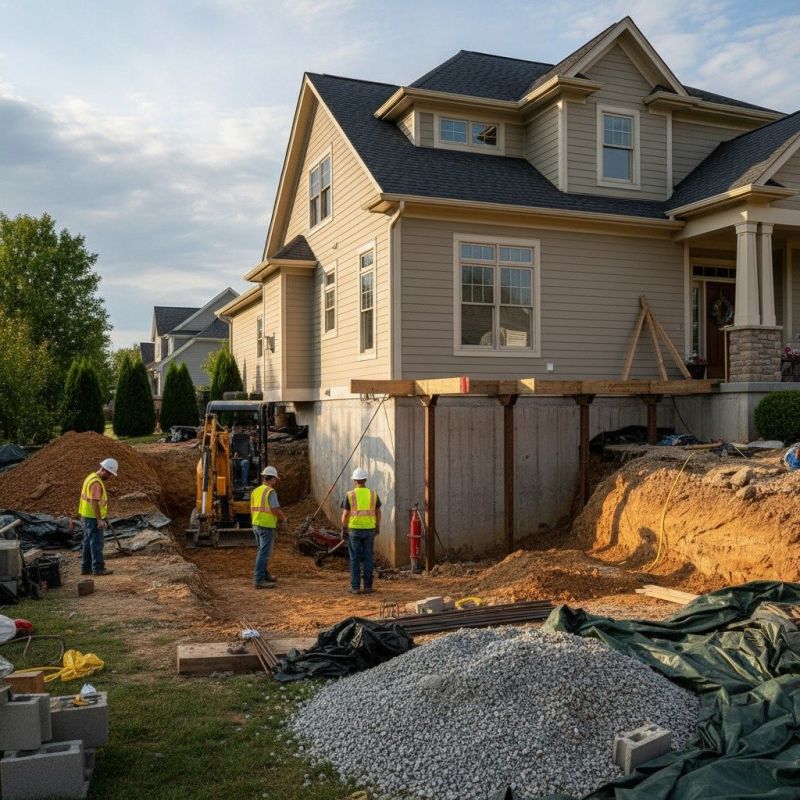 Building Foundation Repair in Kingston, WA