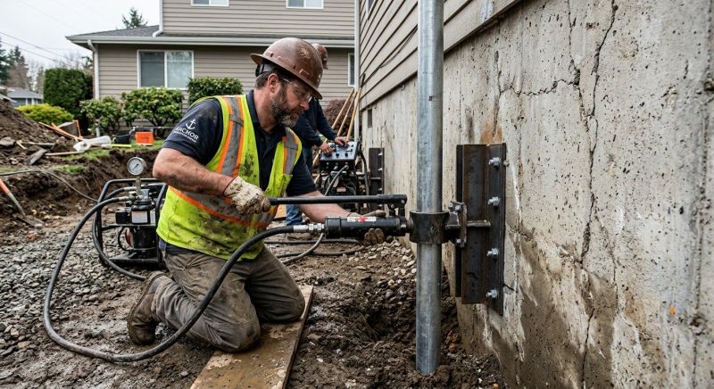 Concrete Foundation Leveling in Kitsap County, WA