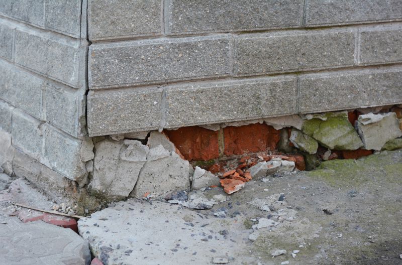 Cracked Foundation Repair in Port Gamble, WA