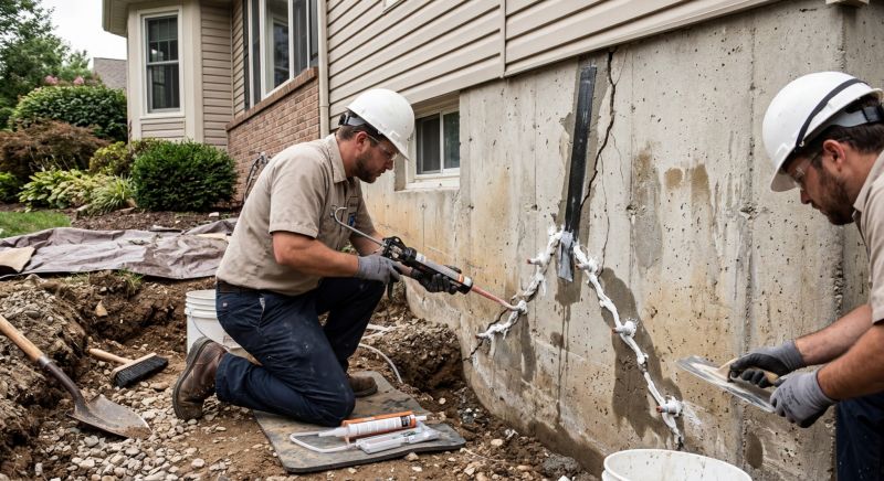 Cracked Foundation Repair in Port Ludlow, WA