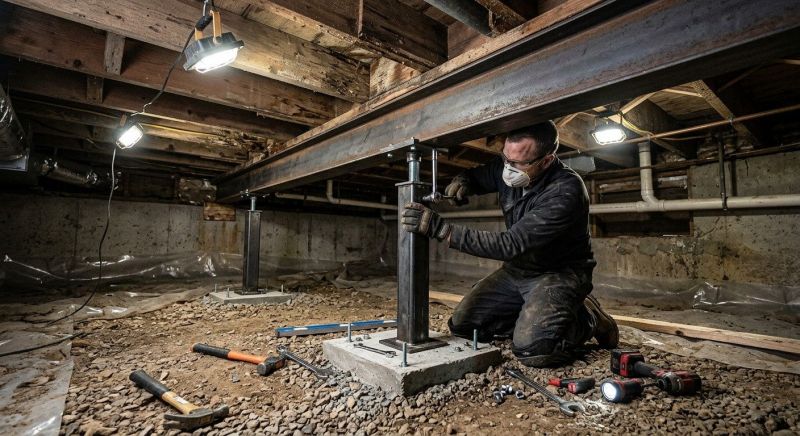 Crawlspace Structural Repair in Kitsap County, WA