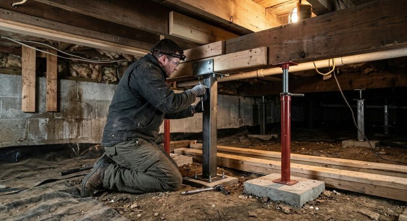Crawlspace Structural Repair in Kitsap County, WA