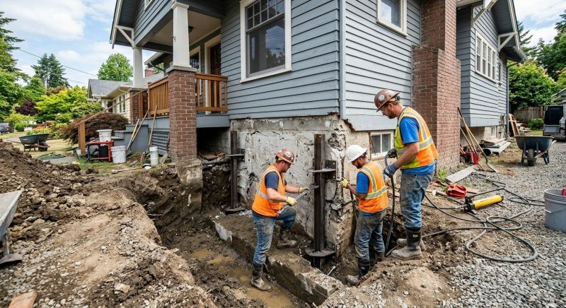 Deep Foundation Repair in Kitsap County, WA