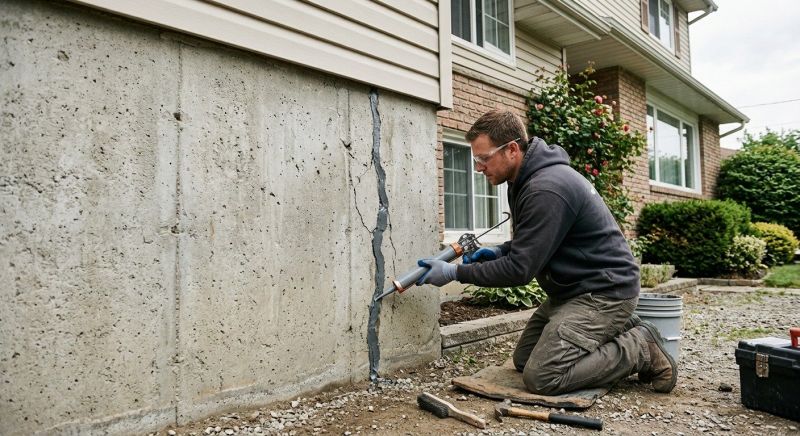 Foundation Crack Sealing in Kitsap County, WA