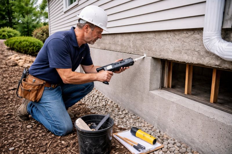 Foundation Crack Sealing in Kitsap County, WA