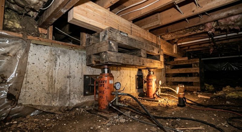 Foundation Jacking in Fox Island, WA