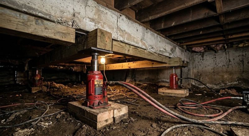 Foundation Jacking in Olalla, WA