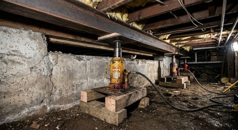 Foundation Jacking in Port Ludlow, WA