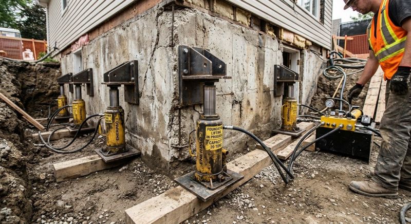 Foundation Jacking in Poulsbo, WA