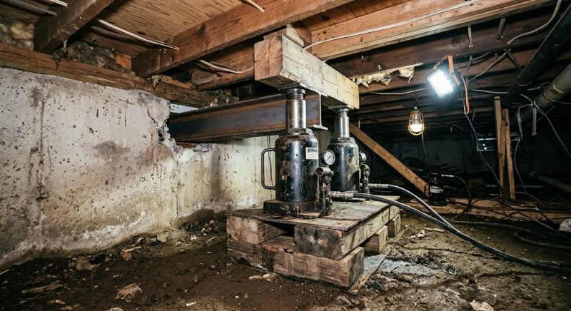 Foundation Jacking in Seabeck, WA
