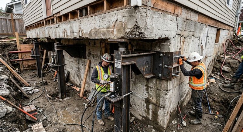 Foundation Lifting in Port Orchard, WA
