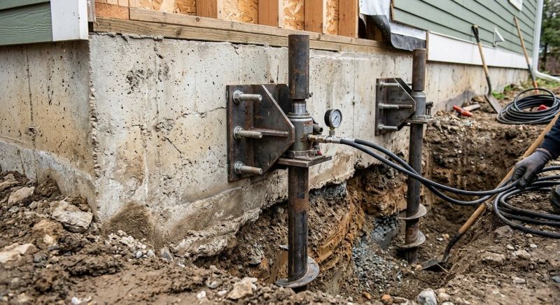 Foundation Pier Leveling in Kitsap County, WA