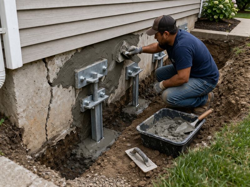 Foundation Pier Repair in Kitsap County, WA