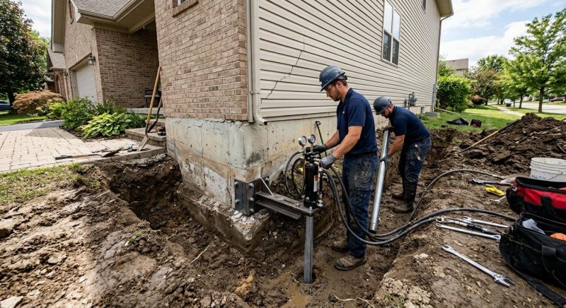 Foundation Settlement Repair in Kitsap County, WA