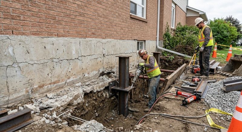 Foundation Structural Repair in Port Gamble, WA