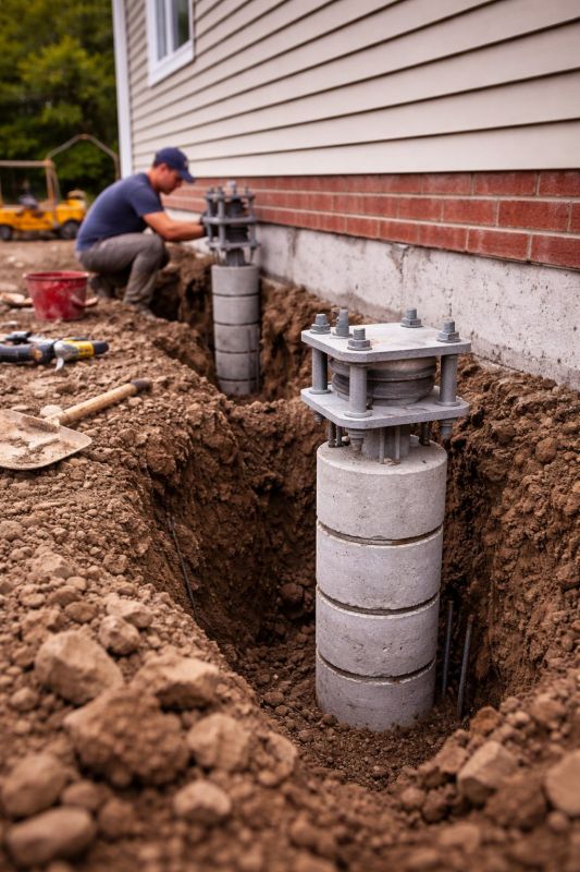 Helical Piers Installation in Kitsap County, WA