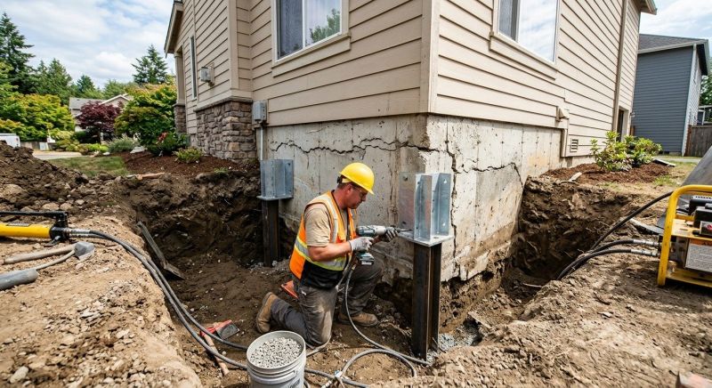 Home Foundation Repair in Fox Island, WA