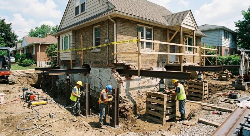 House Foundation Repair in Kingston, WA