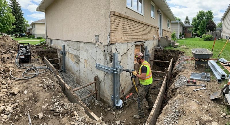 House Foundation Repair in Union, WA