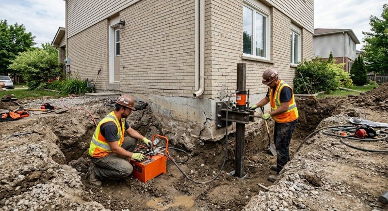 Sinking Foundation Lifting in Kitsap County, WA