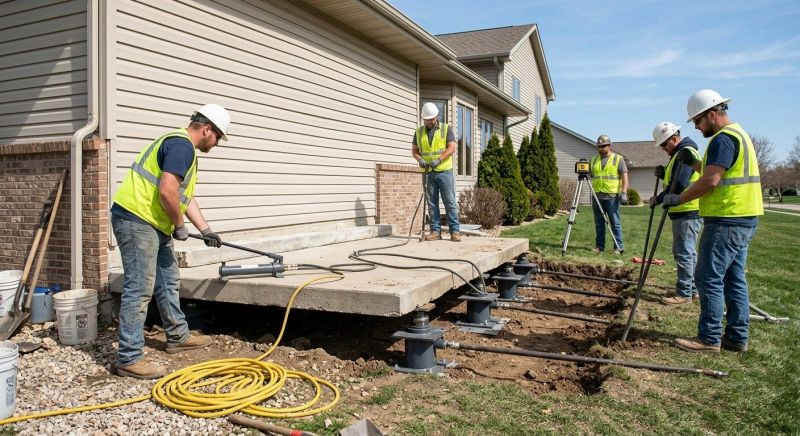 Sinking Foundation Lifting in Kitsap County, WA