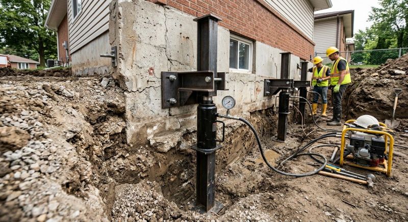Sinking Foundation Lifting in Kitsap County, WA
