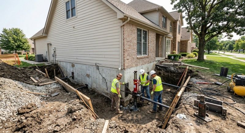 Sinking Foundation Repair in Belfair, WA