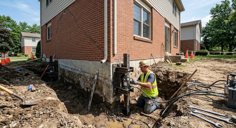 Sinking Foundation Repair in Kitsap County, WA