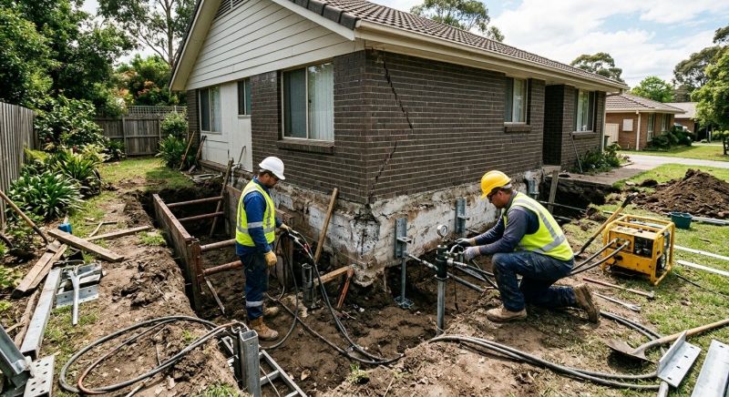 Sinking Foundation Repair in Kitsap County, WA