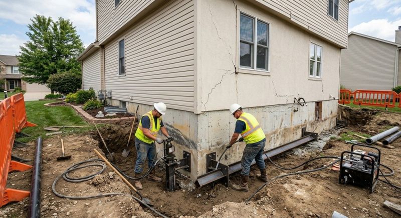 Sinking Foundation Repair in Port Ludlow, WA