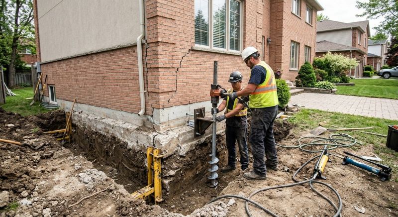 Sinking Foundation Repair in Vashon, WA